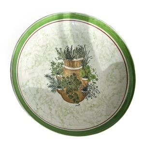 Himark Italian Ceramic Large Pasta Serving Bowl Herbal Planter Rustic Italy